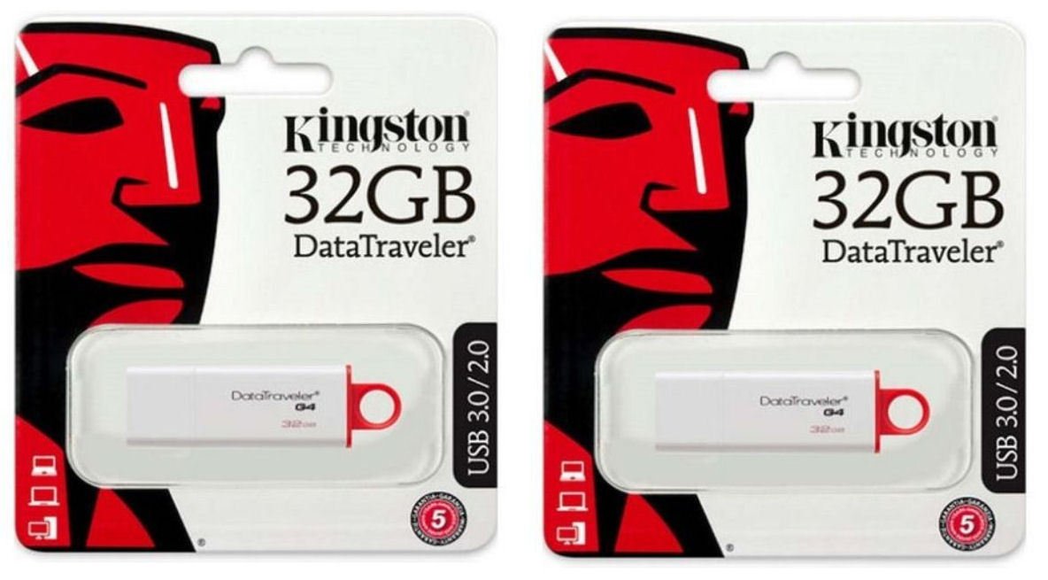金士頓 32GB DataTraveler G4 DTIG4 USB 3.0 隨身碟 批發 2 個裝