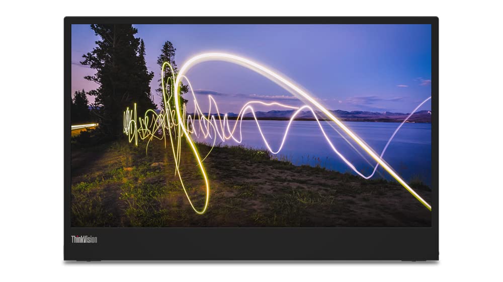 聯想 ThinkVision M15 15.6 吋全高清 WLED 液晶顯示器 - 16:9 - 烏鴉黑