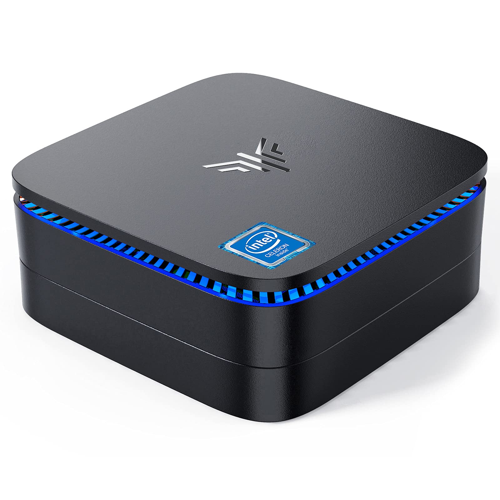 KAMRUI AK1 PRO 迷你電腦，搭載 Windows 11 專業版作業系統，配備 12GB 記憶體、256GB 固態硬碟、英特爾賽揚 N5105 四核心處理器，支援 4K 解析度，支援 2.5 吋固態硬碟、2.4G/5.0G 雙頻劇院 WiFi 和 HTPC 家庭乙太網路）。