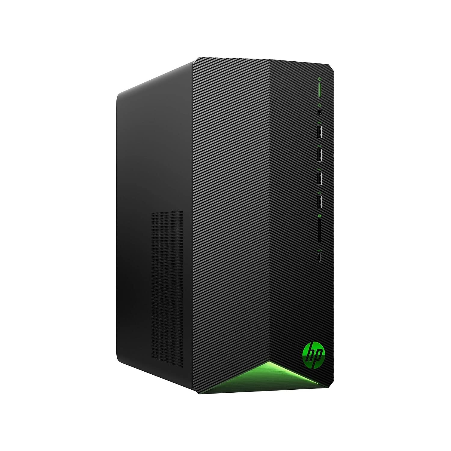 HP Pavilion 遊戲桌上型電腦 - AMD 六核心 Ryzen 5 5600G 處理器、AMD Radeon RX5500 顯示卡、8GB 記憶體、256GB PCIe NVMe 固態硬碟、Windows 10 家用版