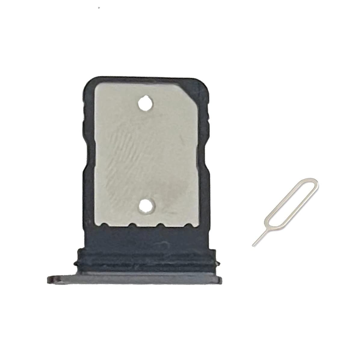適用於 Google Pixel 7 Pro 的 SIM 卡托架和 Micro SD SIM 卡支架容器替換件（黑色）