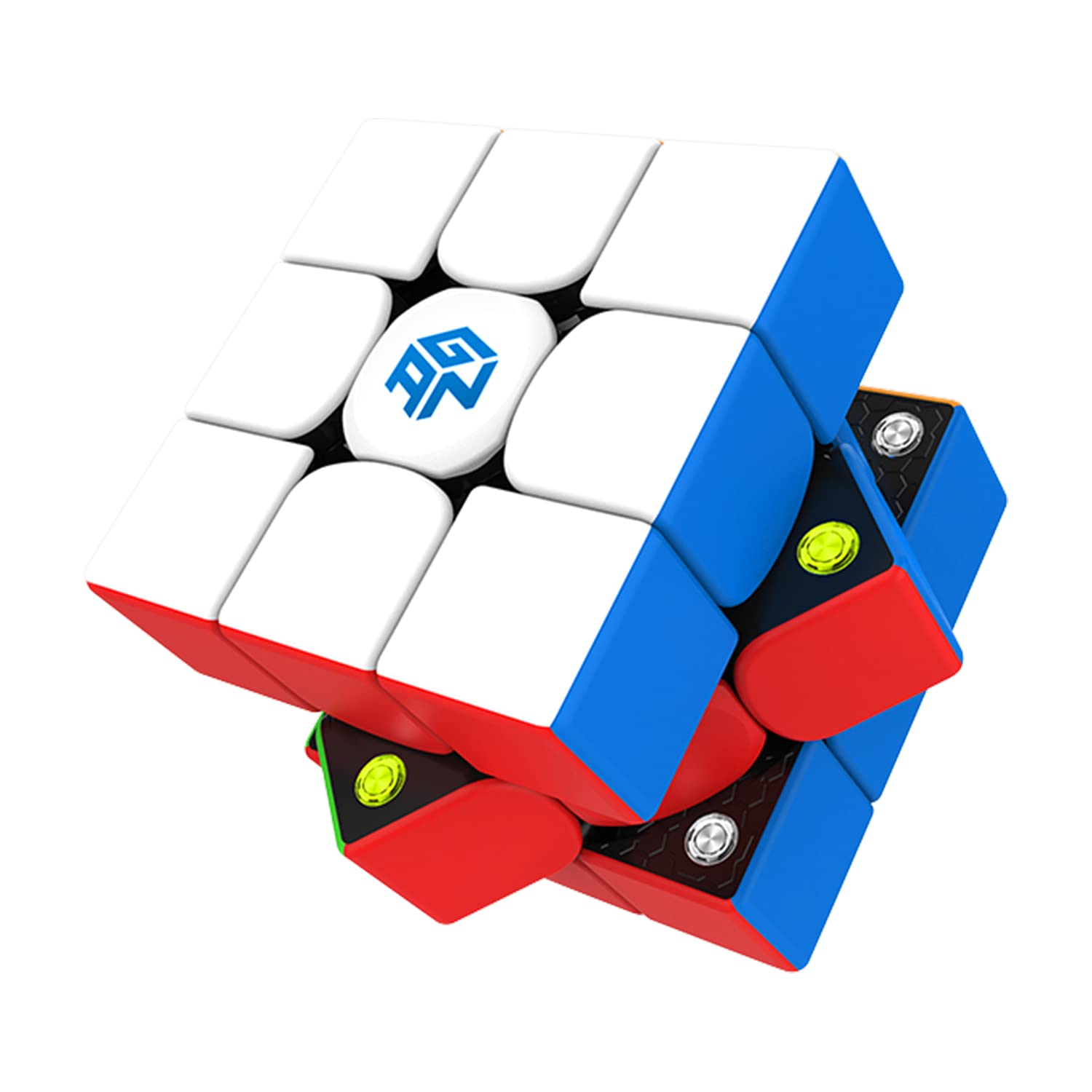 GAN 356 M，3x3磁力轉速擰魔術方，無貼紙版 GAN 356M 魔術方塊（2020精簡版，不含額外GES）