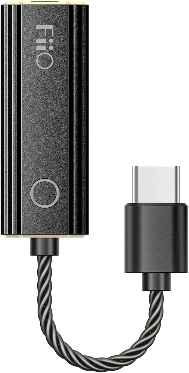 FiiO JadeAudio KA2 耳機擴大機 微型擴大機 USB DAC 高解析度無損音頻，適用於智慧型手機/PC/筆記型電腦/平板電腦（USB Type-C）