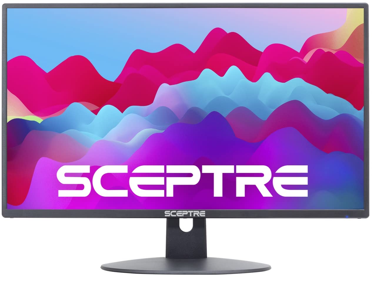 Sceptre 22吋 75Hz 1080P LED顯示器 99% sRGB 色域 HDMI x2 VGA介面 內建揚聲器，機械式黑色（E225W-19203R系列）