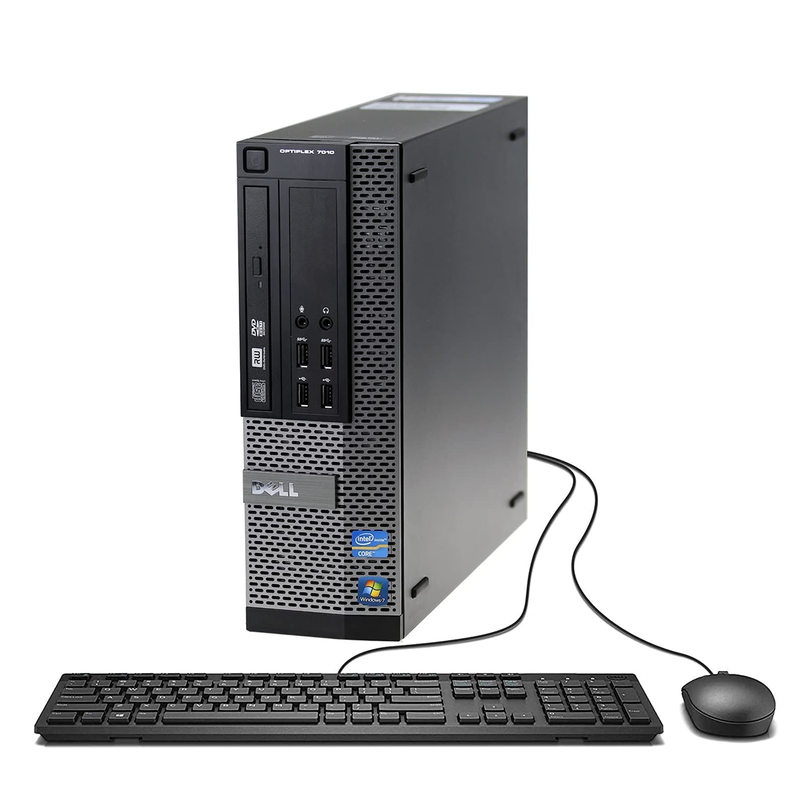 戴爾 Optiplex 7010 商用桌上型電腦（英特爾四核心 i5-3470 3.2GHz，16GB 內存，2TB 硬碟，USB 3.0，DVD燒錄機，Windows 10 專業版（翻新機）