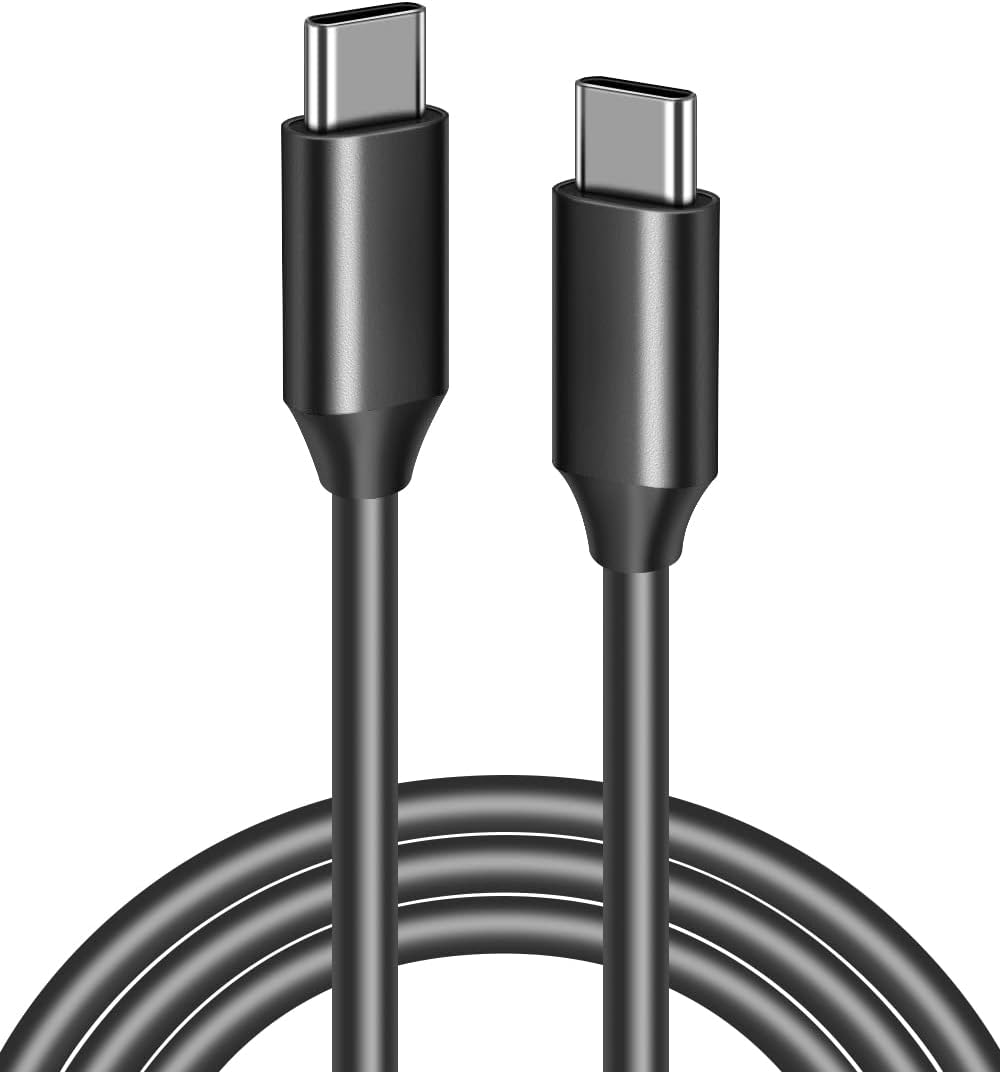 CUIUIC USB-C 轉 USB-C 線 100W 5 英尺 USB-C 3.2 Gen 2x2 線，支援 PD 快充和視訊輸出 [相容於 Thunderbolt 3]，適用於可攜式顯示器、筆記型電腦、MacBook Pro、iPad Pro、Galaxy S21/S20 等裝置。