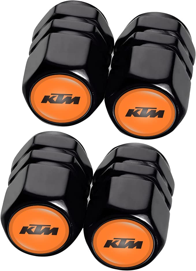 適用於 KTM RC 125 390、1190 RC8 R、1290 Super Duke R、690 Duke R、200/390/690 Duke、1190 Adventure R、1190 Adventure 的輪胎氣嘴帽，防漏氣門黑色帽，摩托車配件，