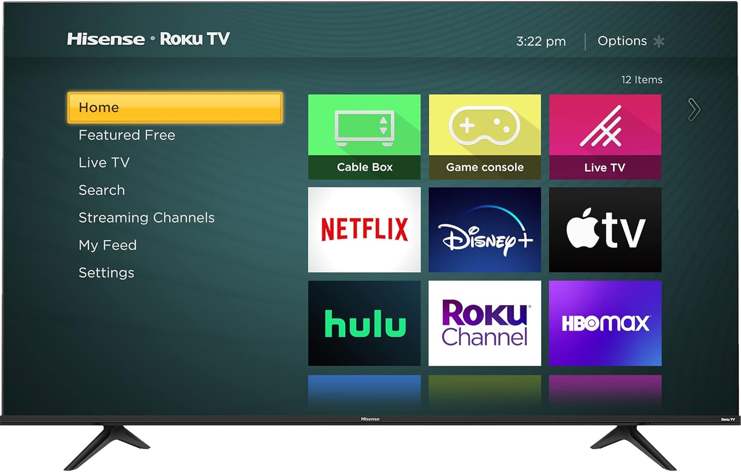 海信 43 吋 R6090G 型 Roku 4K 超高清智慧電視，相容於 Alexa（43R6090G，2020 年款）
