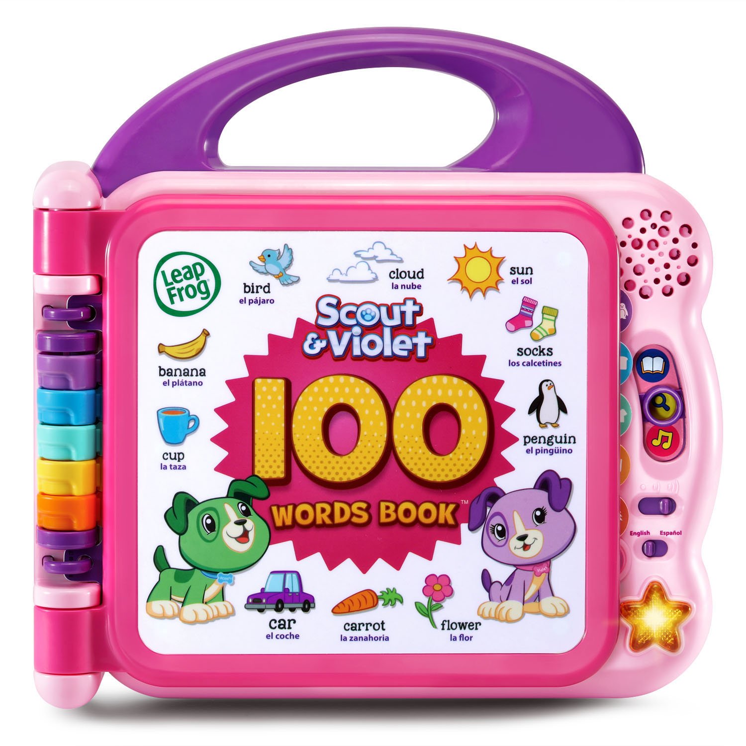 LeapFrog Scout 和 Violet 100 單字書（亞馬遜獨家），紫色