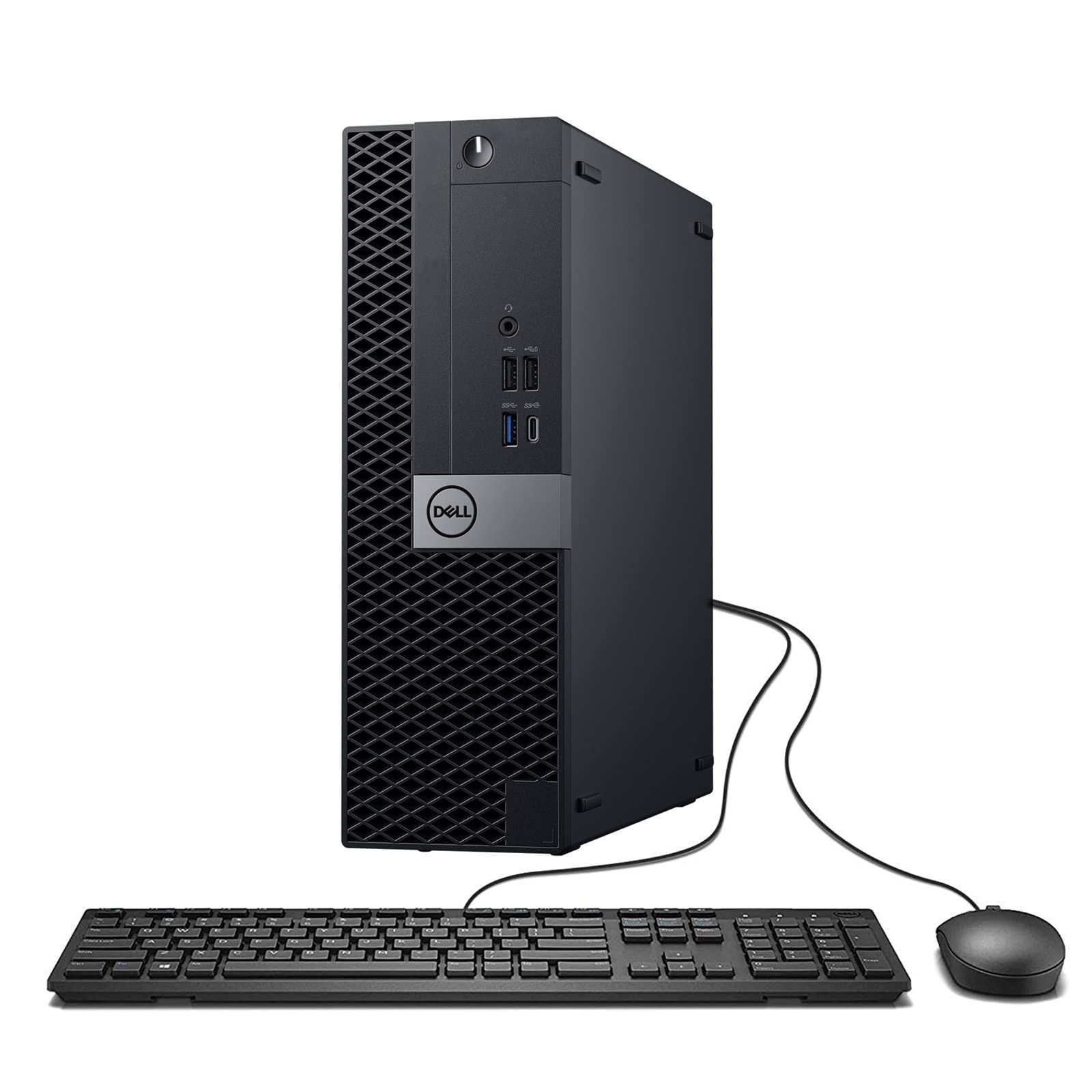 戴爾 Optiplex 7050 SFF 桌上型電腦，Intel i7-7700 四核心處理器，主頻 3.60GHz，32GB DDR4 內存，1TB 固態硬碟，支援 WiFi、藍牙、HDMI 雙顯示器，預先安裝 Windows 10 專業版，成色硬碟，支援 WiFi、藍牙、HDMI 雙顯示器，預裝 Windows 10 專業版，成色極佳（翻新機）。