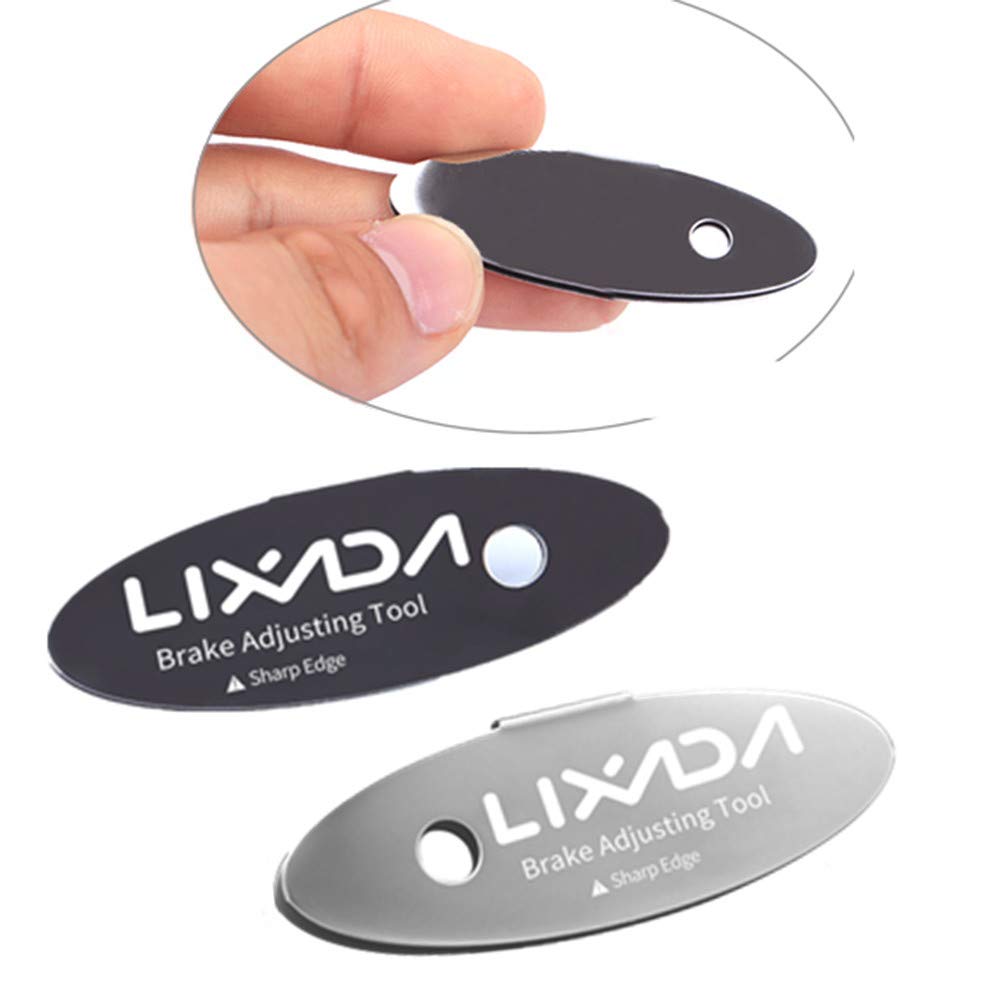Lixada 1/2/4件組碟煞車片調節工具 自行車煞車片安裝輔助工具 登山車碟煞片 碟片校準工具 墊片 自行車維修套件