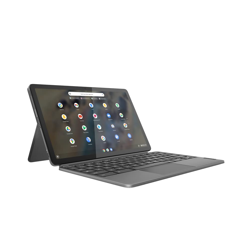 聯想 Chromebook Duet 3 筆記型電腦，10.9 吋 IPS 觸控屏，60Hz 更新率，平台，4GB 內存，64GB 存儲，型號 82T6000FUS