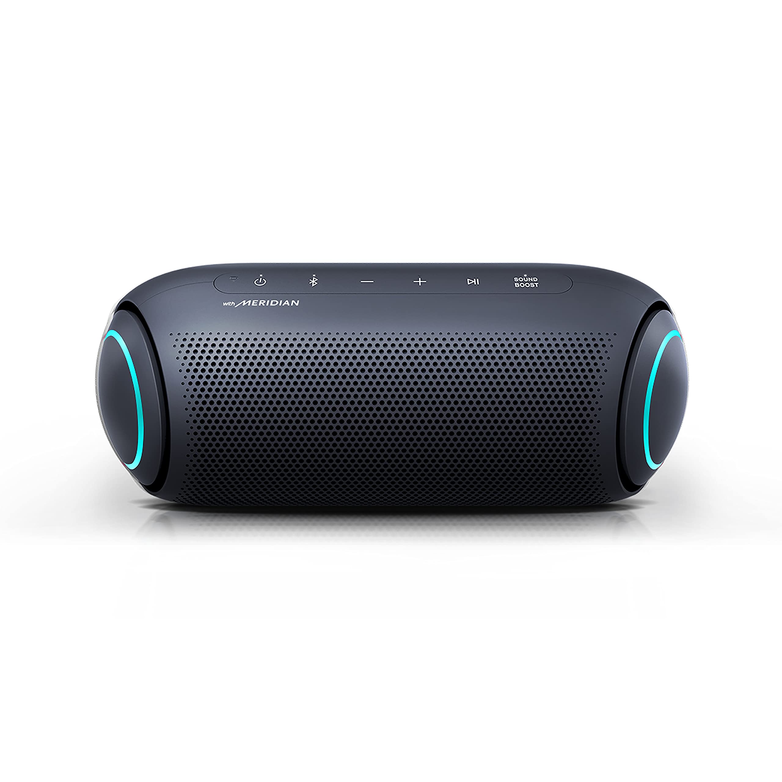 LG XBOOM Go 手提式藍牙音箱 PL7 - LED 燈光，電池續航力長達 24 小時，黑色