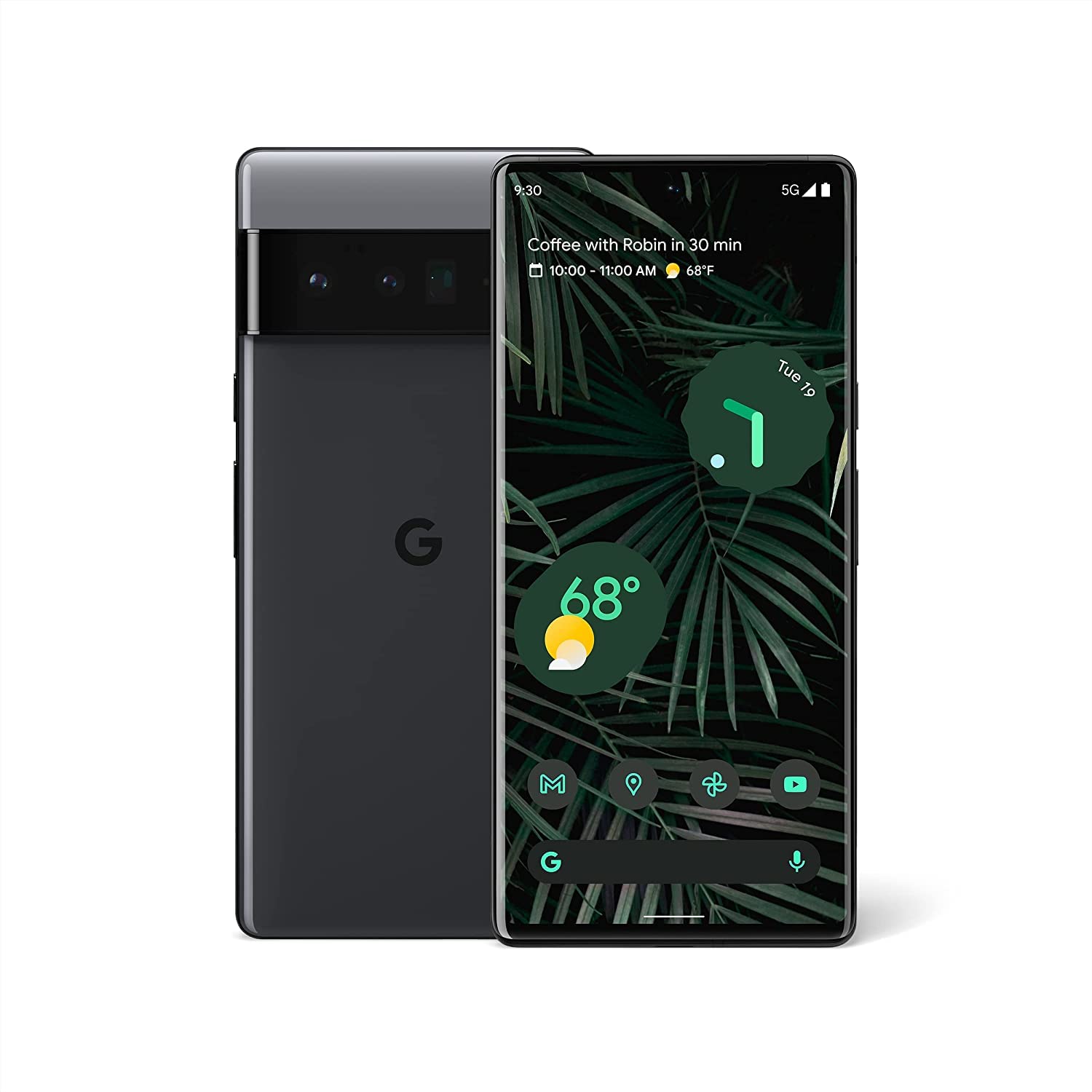 Google Pixel 6 Pro - 5G 安卓手機 - 解鎖智慧型手機，配備先進的 Pixel 相機和長焦鏡頭 - 256GB - 風暴黑