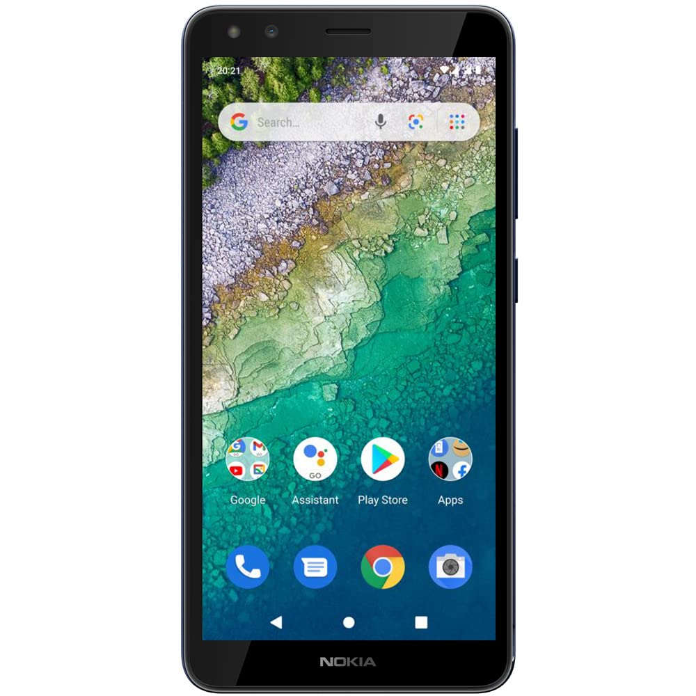 Nokia C01 Plus | 安卓 11（Go 版本）| 無鎖智慧型手機 | 2 天續航 | 2GB/32GB | 6.52 吋螢幕 | 深藍色