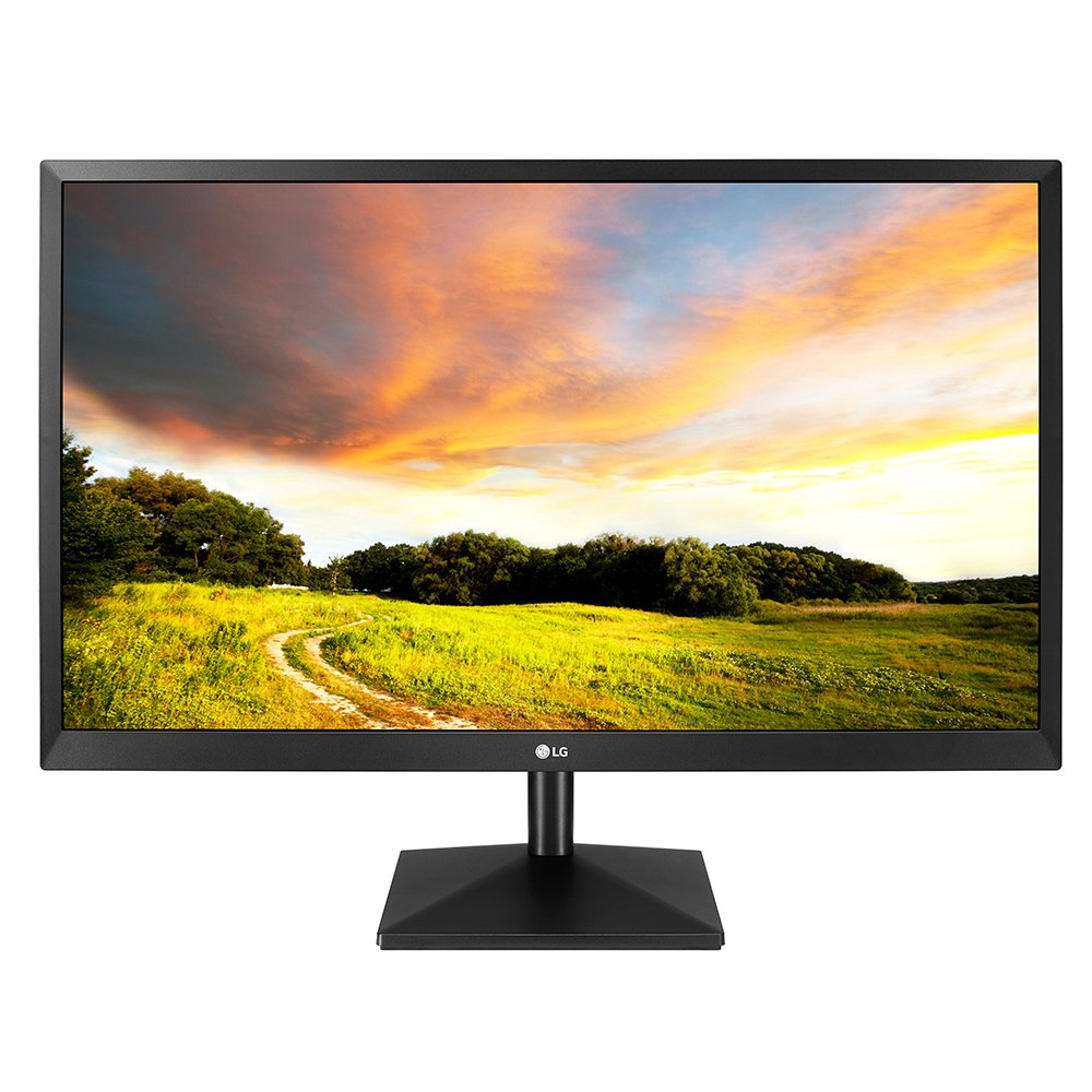 LG 27MK400H-B 顯示器，27 吋全高清 (1920x1080) TN 顯示屏，支援 AMD FreeSync 技術、動態動作同步、黑色穩定器和螢幕控制 - 黑色