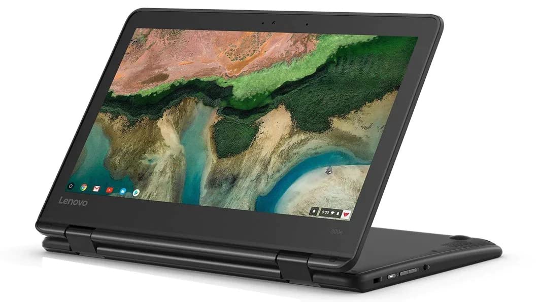 聯想 11.6 吋 300e Chromebook 觸控液晶二合一筆記型電腦 - 聯發科 M8173C 四核心 2.1GHz 處理器，4GB LPDDR3 內存，32GB 閃存，Chrome OS 系統，型號 81H00000US（翻新機）