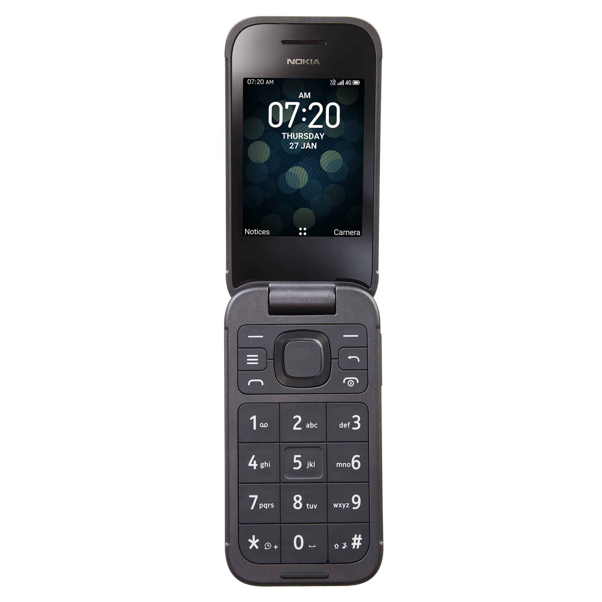 TracFone Nokia 2760 翻蓋手機，4GB 黑色 - 預付費功能手機