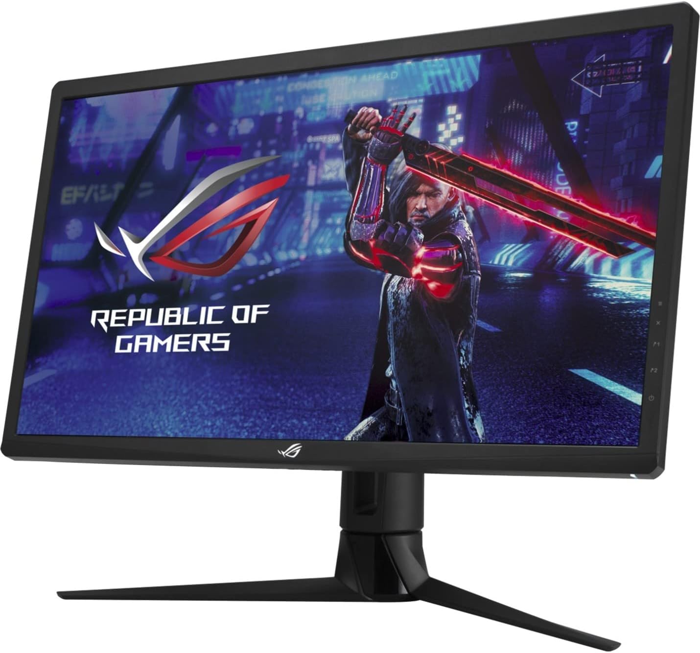 華碩 ROG Strix 27 吋 4K HDR 144Hz DSC 電競顯示器 (XG27UQR) - UHD (3840 x 2160)，IPS 面板，1ms 反應時間，極低運動模糊，DisplayHDR 400，DCI-P3 90% 色域，兼容 GMI，配備 DMI，配備 DMIPort 介面模式板，適用於 DMIPort，介面 DMI，兼容 GMIPort，介面 DMIPort 介面模式，