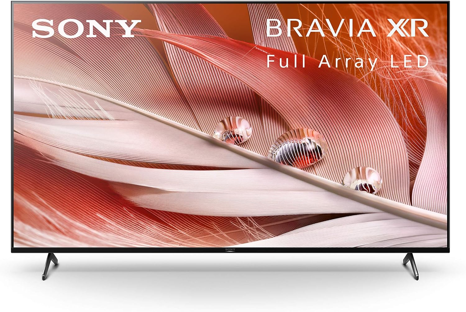 Sony X90J 50 吋電視：BRAVIA XR 全陣列 LED 4K 超高清智慧電視，支援杜比視界 HDR 和 Alexa 語音助手，型號 XR50X90J - 2021 款，黑色