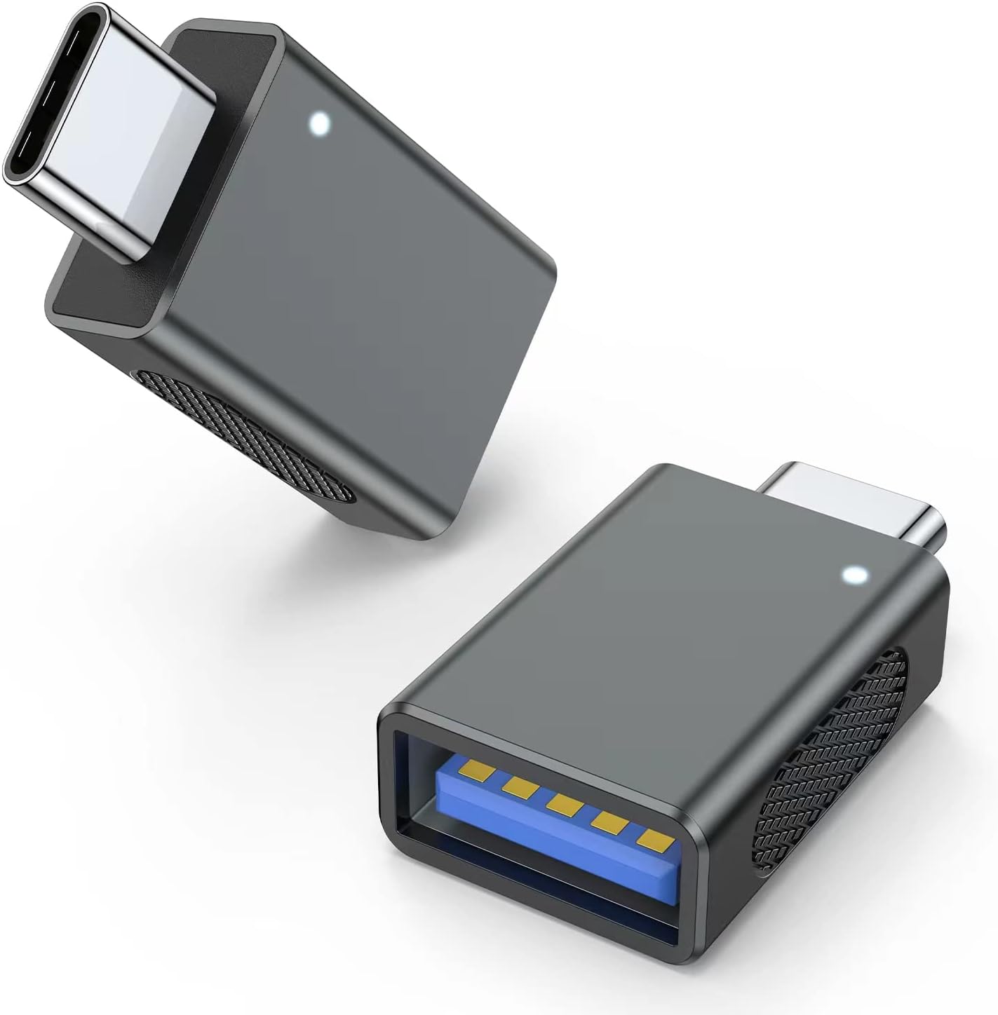 Oxlaw USB-C 轉 USB 轉接器 3.1 Gen2 10Gbps（2 件裝），USB-C 公頭轉 USB-C 母頭轉接器，相容於 2016 年後生產的 MacBook Pro、2018 年後生產的 MacBook Air、戴爾 XPS 以及更多 Type-C 或 Thunderbolt33 的裝置。