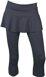 女士卡普里斯短裙褲，附七分褲
