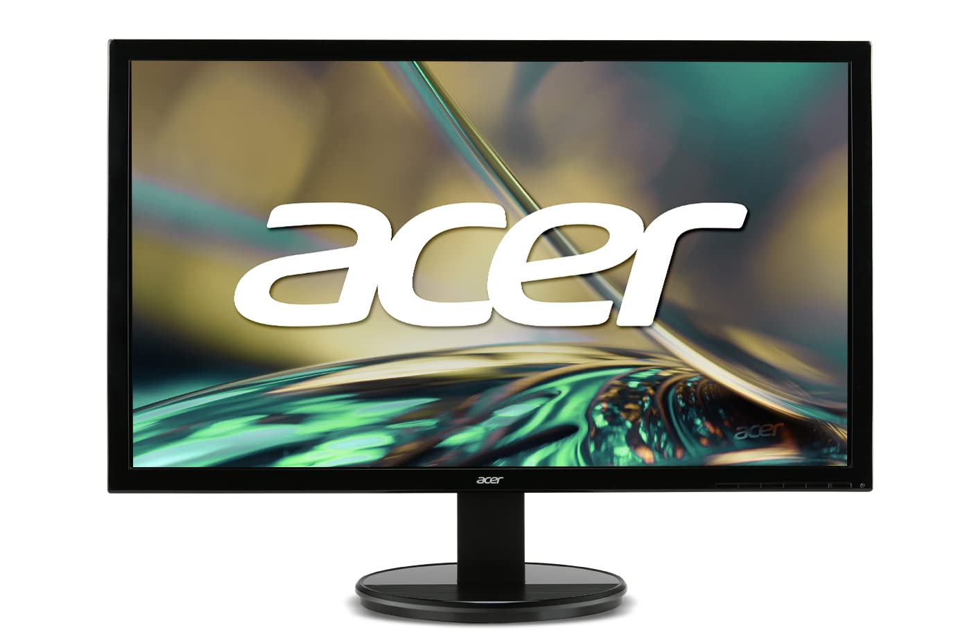 宏碁 K202HQL 雙色 19.5 吋高清+ (1600 x 900) TN 顯示器 | 60Hz 刷新率 | 5ms 回應時間 | NTSC 72% 色域 | 支援傾斜 | 相容 VESA 壁掛 | 適用於辦公室或家庭使用 | 配備 HDMI 1.4 介面和 VGA 壁掛 |