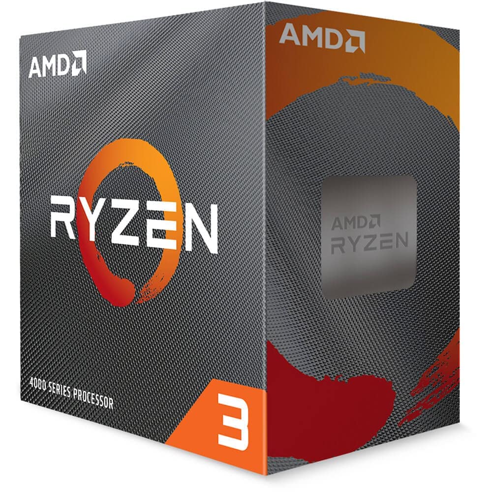 AMD Ryzen™ 3 4100 四核心八執行緒不鎖頻桌上處理器，配備 Wraith Stealth 散熱器