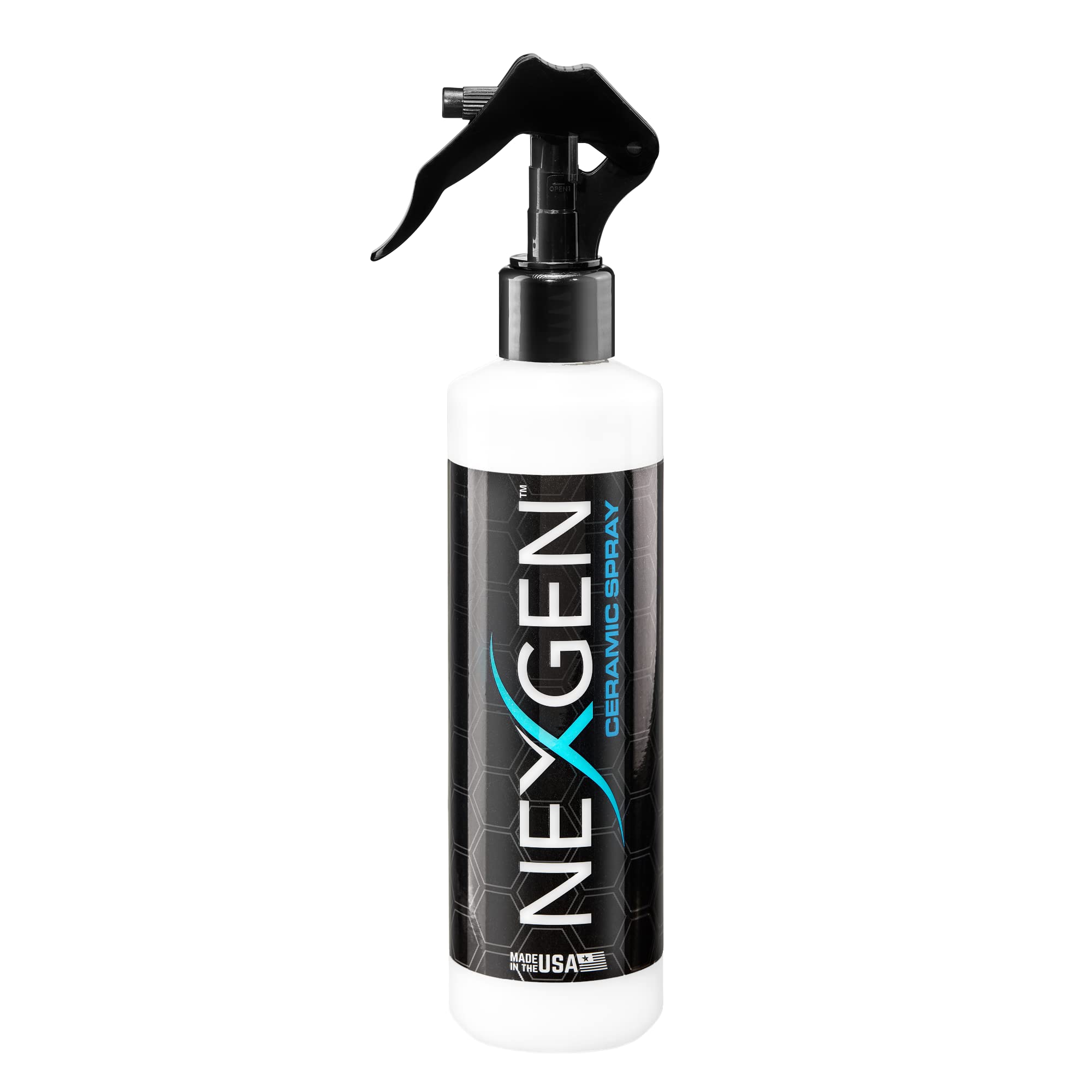 Nexgen 陶瓷噴塗二氧化矽——易於使用的汽車陶瓷塗層噴塗劑——專業級保護密封拋光劑，適用於汽車、房車、摩托車、船隻和全地形車——8盎司瓶裝
