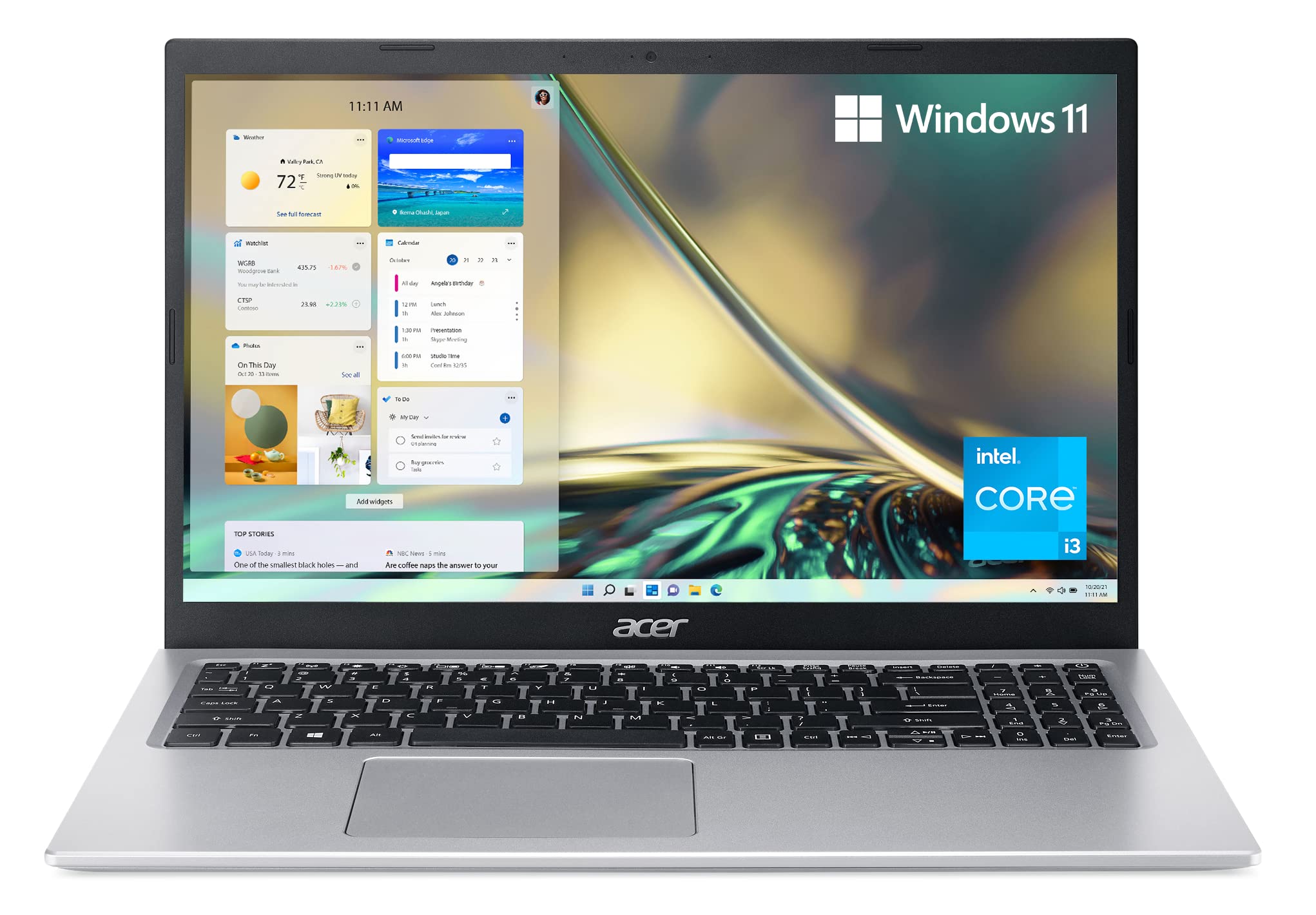 宏碁 Aspire 5 A515-56-32DK 超薄筆記型電腦 - 15.6 吋全高清 IPS 顯示器 - 第 11 代英特爾 i3-1115G4 雙核心處理器 - 4GB DDR4 - 128GB NVMe SSD - WiFi 6 - 亞馬遜裝置 - 4GB DDR4 - 128GB NVMe SSD - WiFi 6 - 亞馬遜模式）。