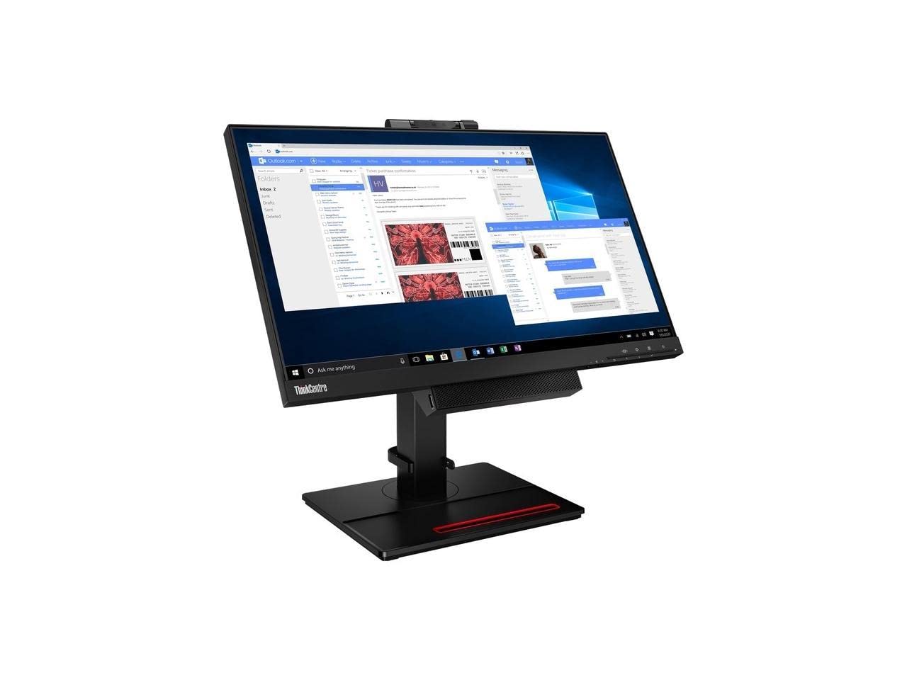 聯想 ThinkCentre Tiny-in-One 24 Gen 4 23.8 吋全高清 WLED 液晶顯示器 - 16:9 - 黑色 - 24 吋 - IPS 技術 - 1920 x 1080 解析度 - 1,670 萬色 - 250 尼特