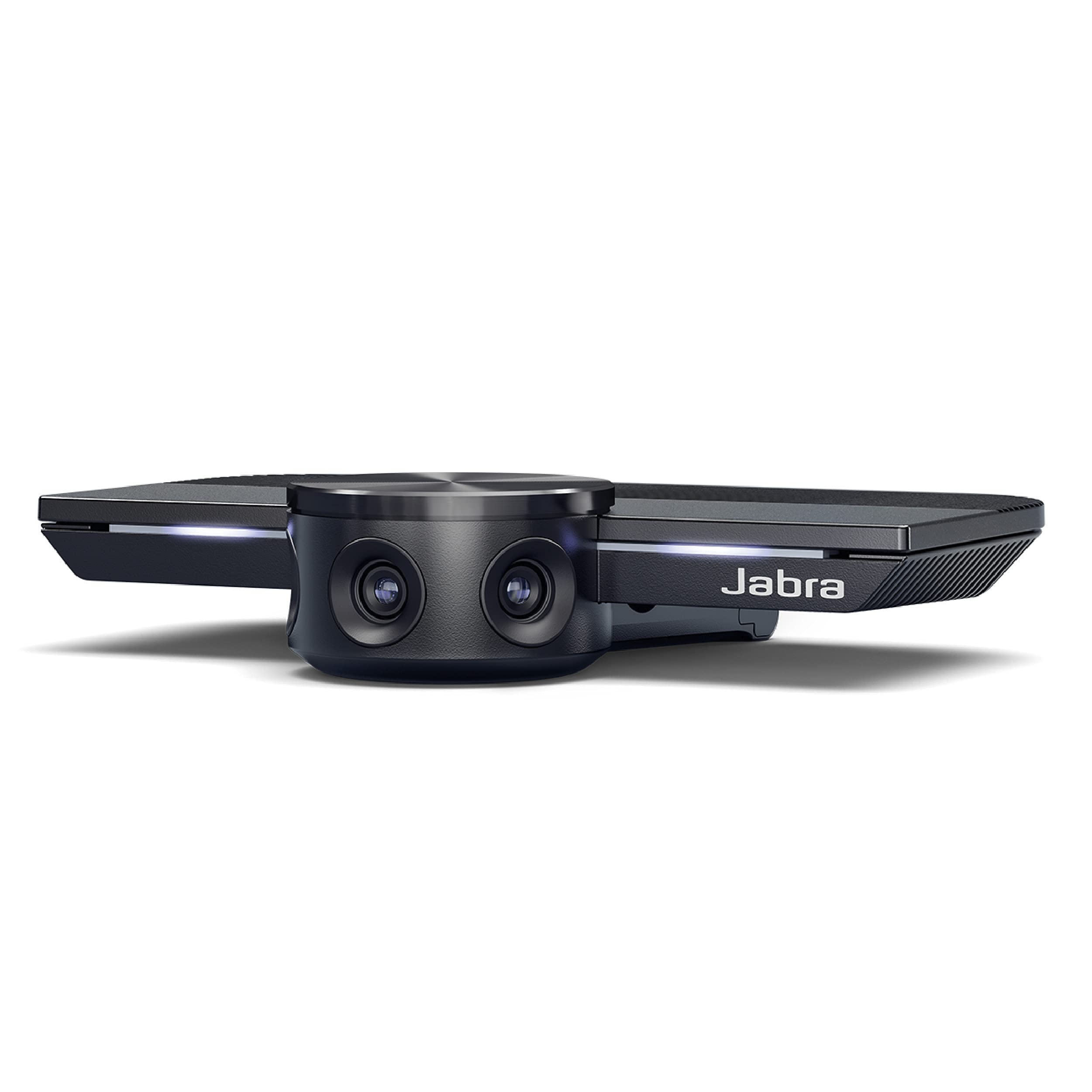 Jabra PanaCast – 智慧型 180° 全景 4K 會議室視訊攝影機 – 全方位覆蓋的會議攝像頭，易於設置的廣角網路攝像頭，適用於商務和遠距學習