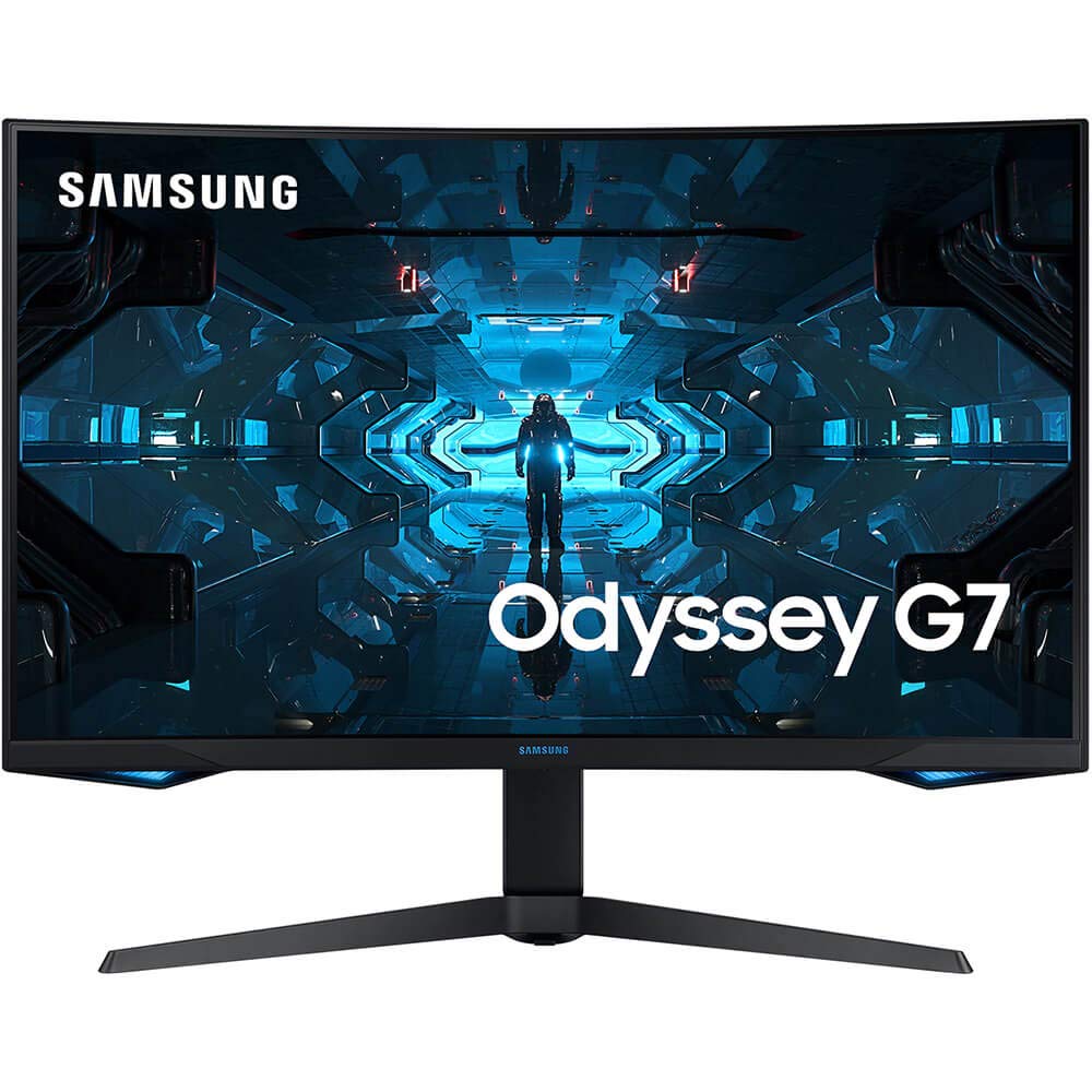 三星 Odyssey G7 系列 27 吋 WQHD (2560x1440) 遊戲顯示器，240Hz，曲面，1ms，HDMI，G-Sync，FreeSync Premium Pro (LC27G75TQSNXZA)