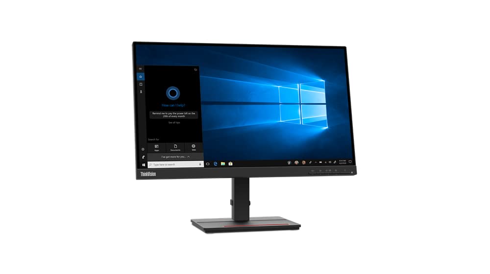 聯想 ThinkVision S22e-20 21.5 吋全高清 WLED 液晶顯示器 - 16:9 - 烏木黑