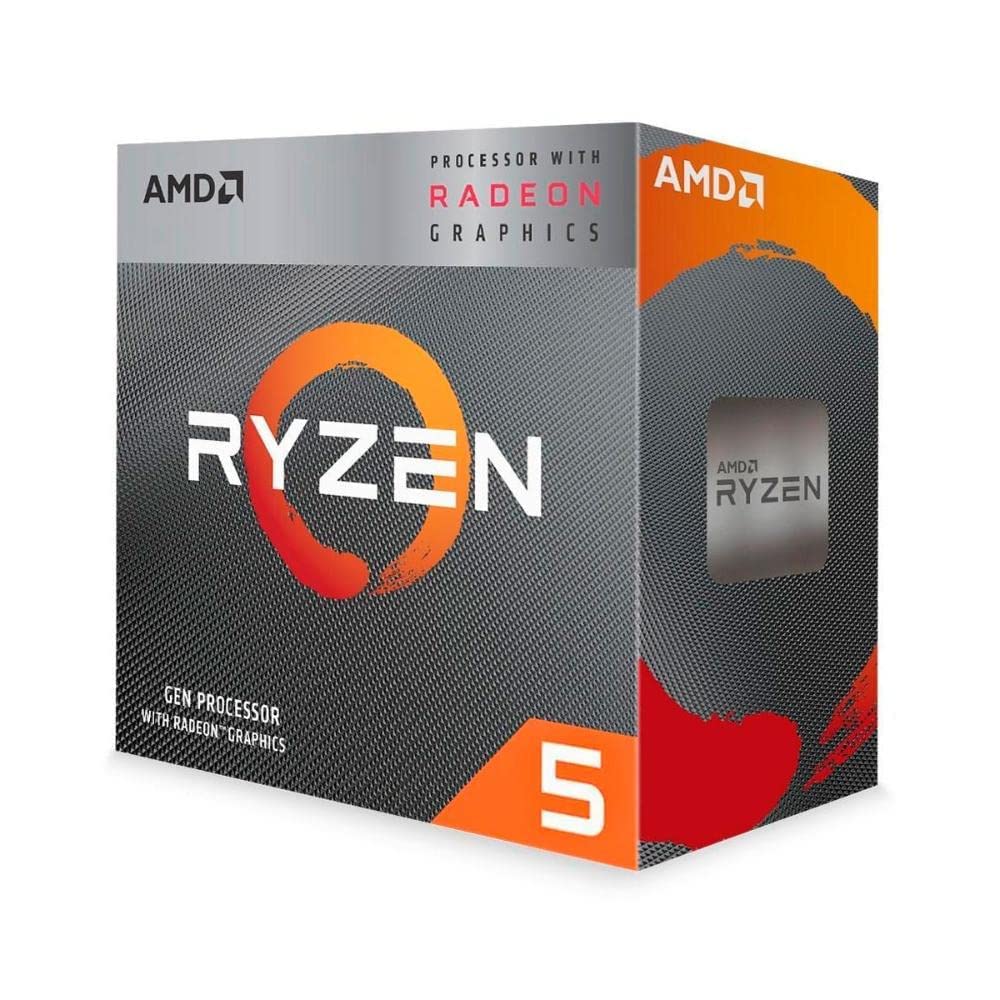 AMD Ryzen™ 5 4600G，6核心12執行緒可超頻桌面處理器，配備Wraith Stealth散熱器
