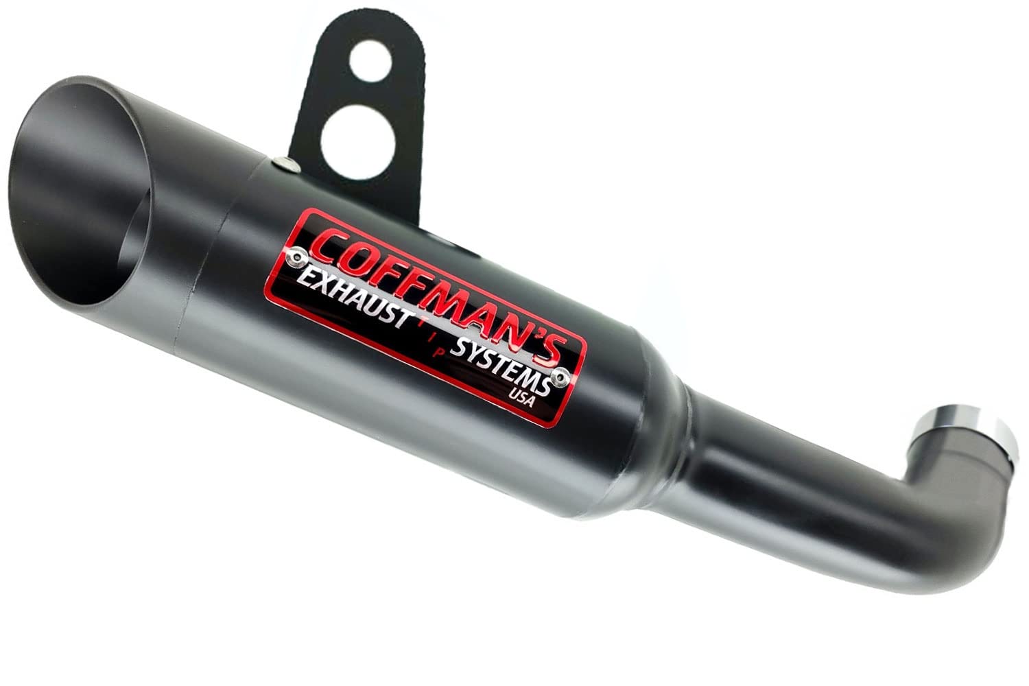 Coffman's Shorty Slip On Muffler Exhaust for KTM Duke 390 (2021-2022) with Black Tip
