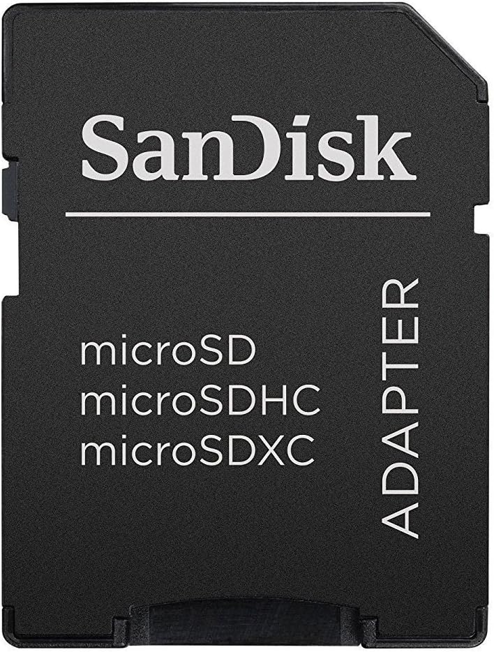 SanDisk MicroSD 轉 SD 記憶卡轉接器，黑色