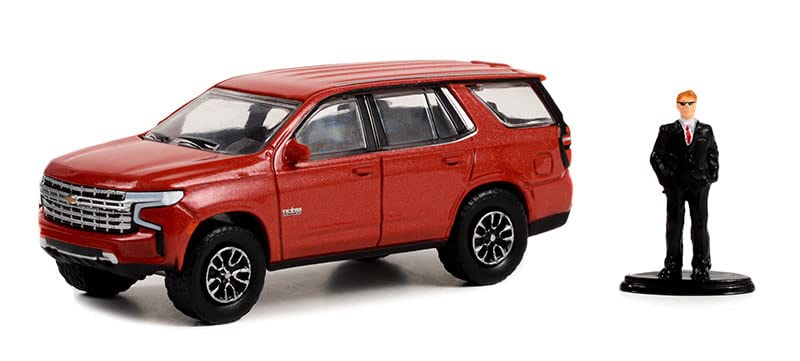 Greenlight 97140-F The Hobby Shop 系列 14 - 2022 雪佛蘭 Tahoe LT 德州版（含西裝男士）1:64 比例合金模型車
