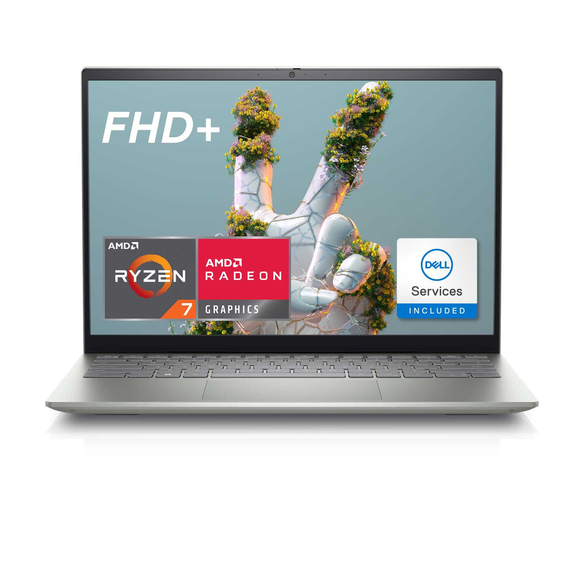 戴爾 Inspiron 14 5425 14 吋筆記型電腦 - FHD+ (1920 x 1200) 顯示屏，AMD Ryzen7 5825U 處理器，8GB DDR4 內存，512GB 固態硬碟，AMD Radeon 顯卡，USB-C 接口，512GB 固態硬碟，AMD Radeon 顯卡，USB-C 專頁：Windows 12，66 12，專業版 - 1212365-12，專業版