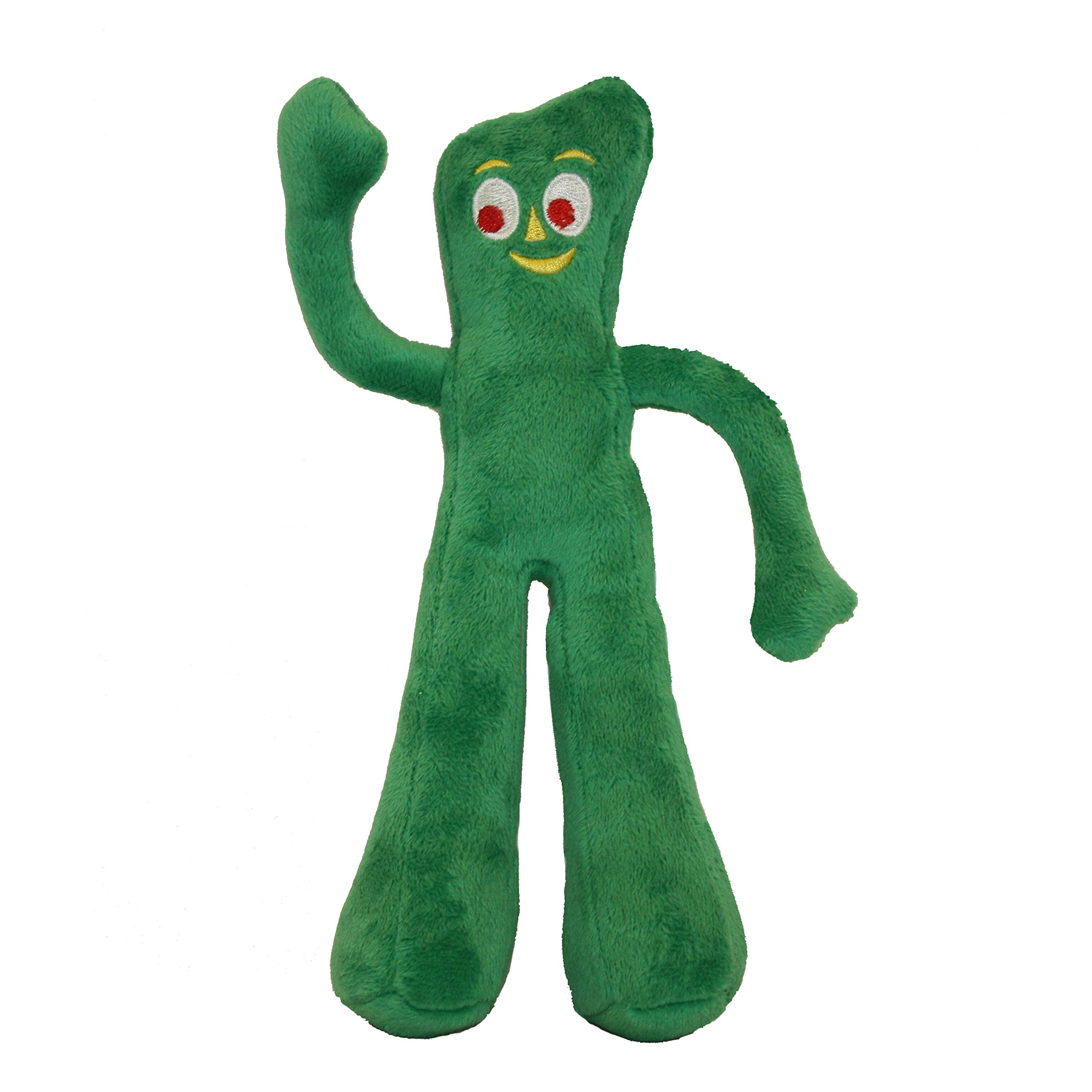 Multipet Gumby 毛絨填充狗玩具，綠色，9 英寸（1 件裝）