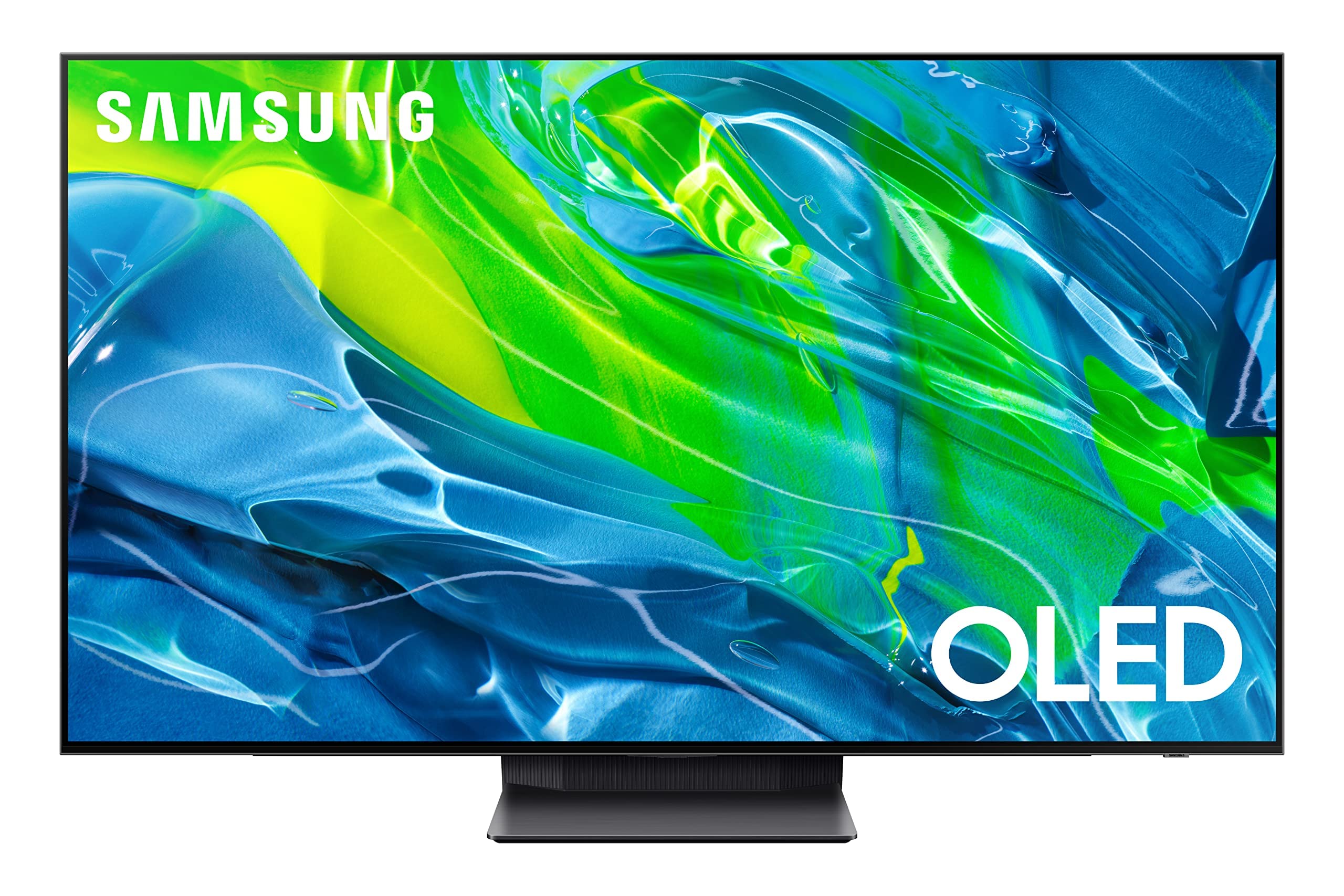 三星 55 吋 OLED 4K S95B 系列量子 HDR、杜比全景聲、物件追蹤音效、雷射超薄設計、內建 Alexa 的智慧電視 (QN55S95BAFXZA，2022 年式)