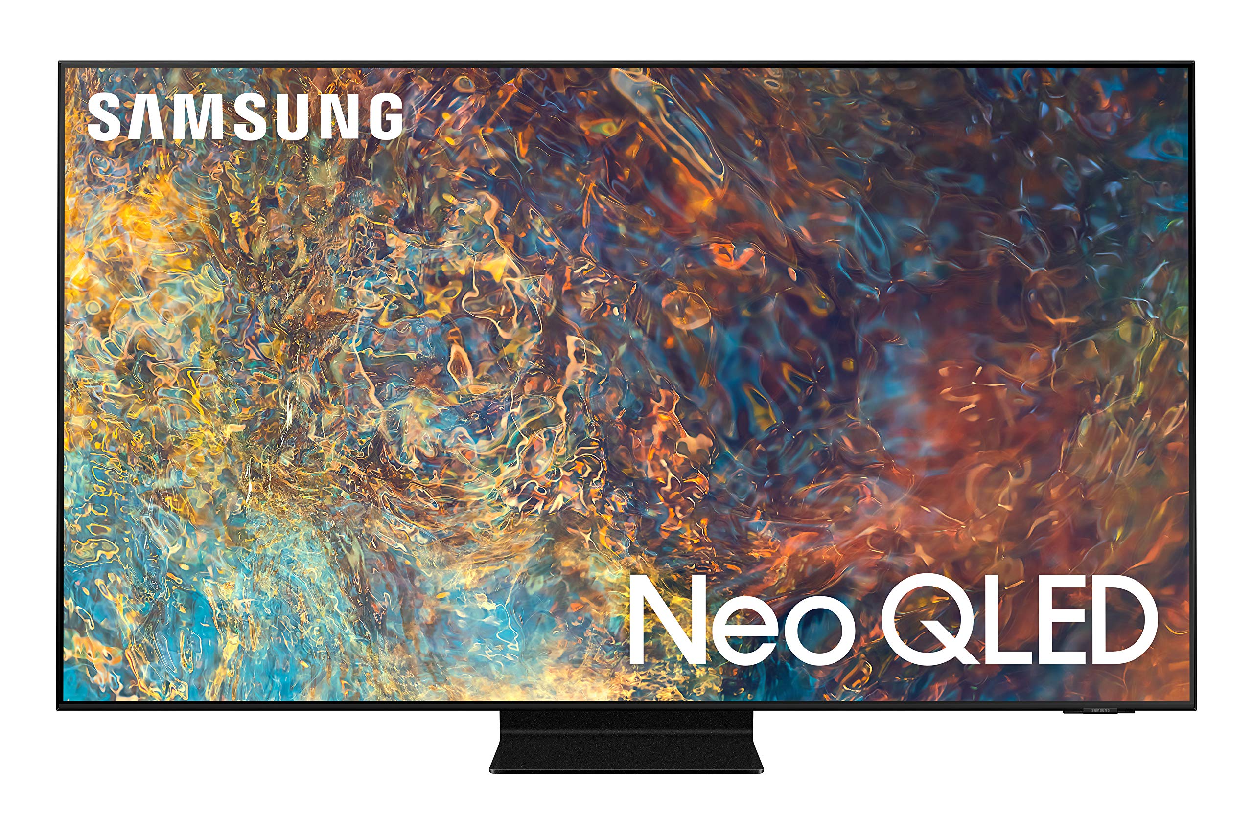 三星 85 吋 Neo QLED 4K 超高清 QN90A 系列迷你 LED 量子點 HDR 32 倍，支援 Object Tracking Sound+，超廣視角，內建 Alexa 的智慧電視（QN85QN90AAFXZA，2021 年），鈦黑
