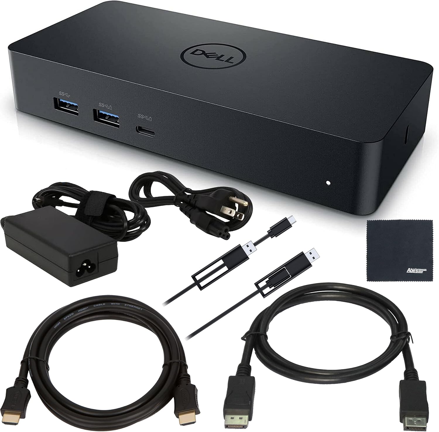 戴爾通用 D6000S 4K 擴充座 + ZoomSpeed HDMI 線（含乙太網路）+ ZoomSpeed DisplayPort 線 + 入門套裝