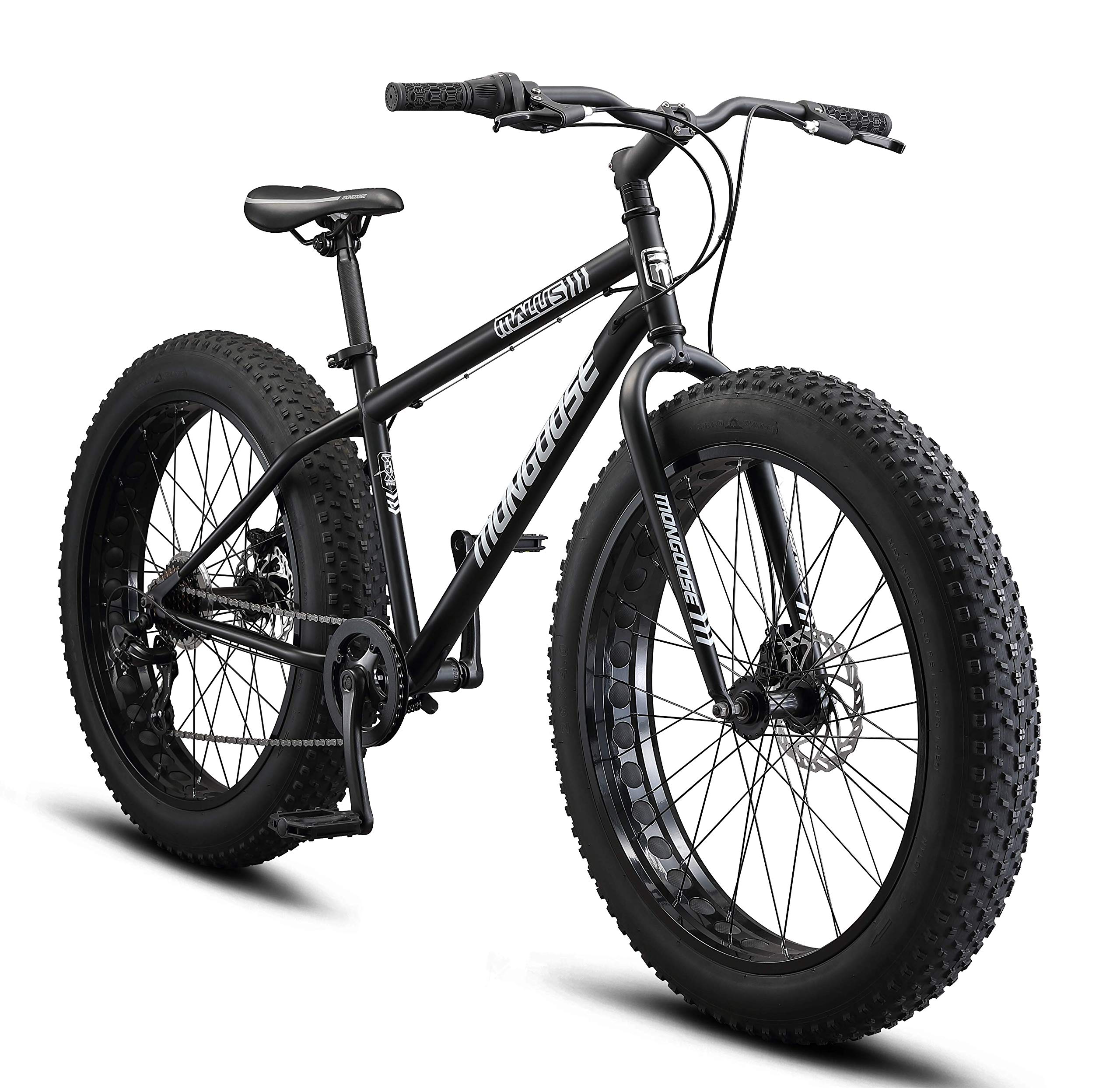 Mongoose Malus 成人胖胎登山車，26吋車輪，7速，旋轉轉擋器，鋼架，機械碟剎，多種顏色可選