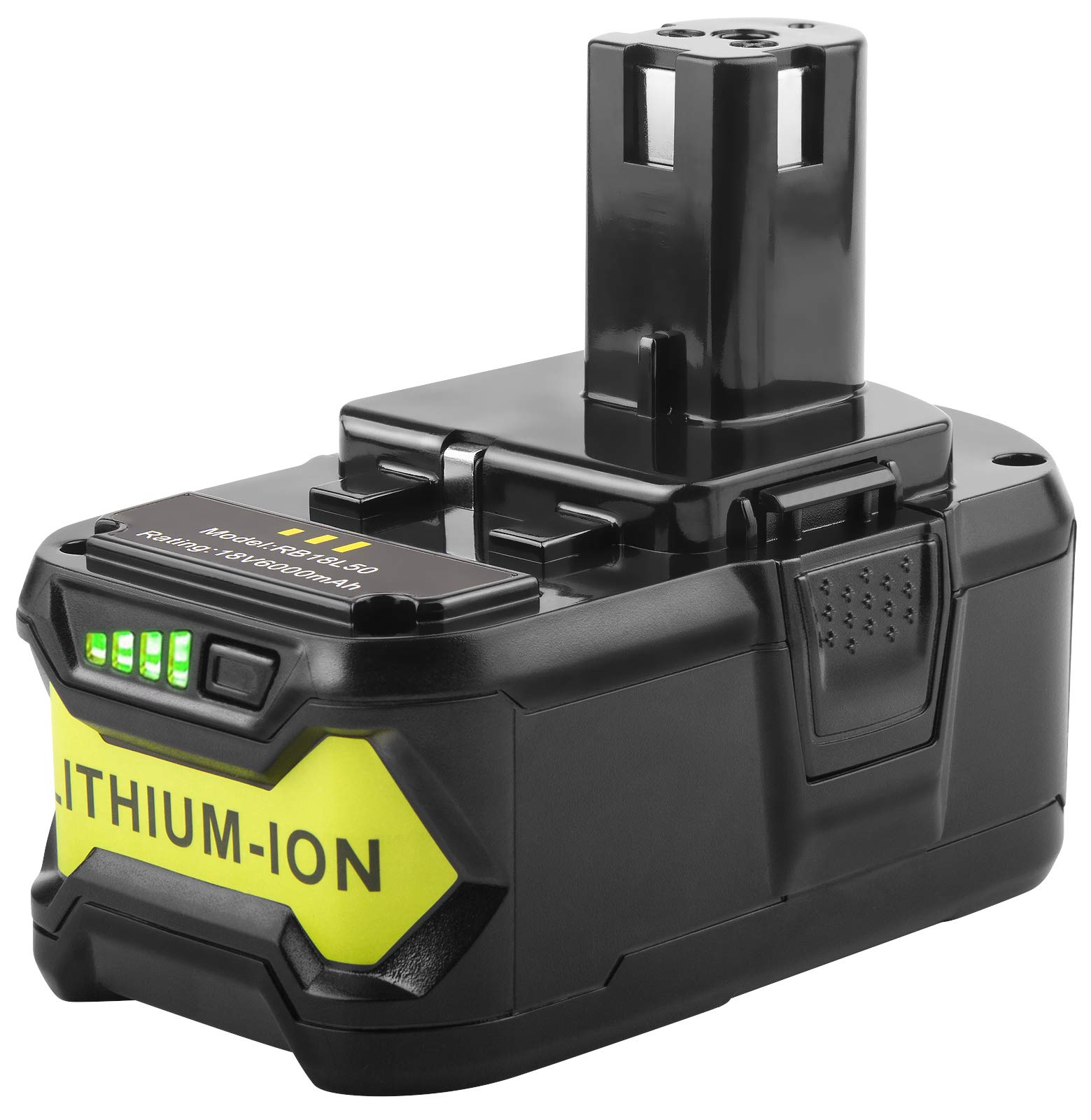 ARyee升級版6000Ah 18V P108替換電池，適用於Ryobi One+，18V鋰離子電池，適用於Ryobi One+ P104 P105 P102 P103 P107 (1)