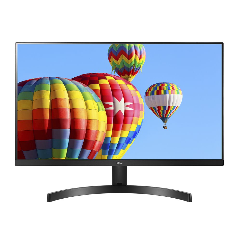 LG 24MK600M-B 24吋全高清 (1920 x 1080) IPS 顯示屏，採用三面近乎無邊框設計，支援 Radeon FreeSync 技術，配備雙 HDMI 接口，黑色