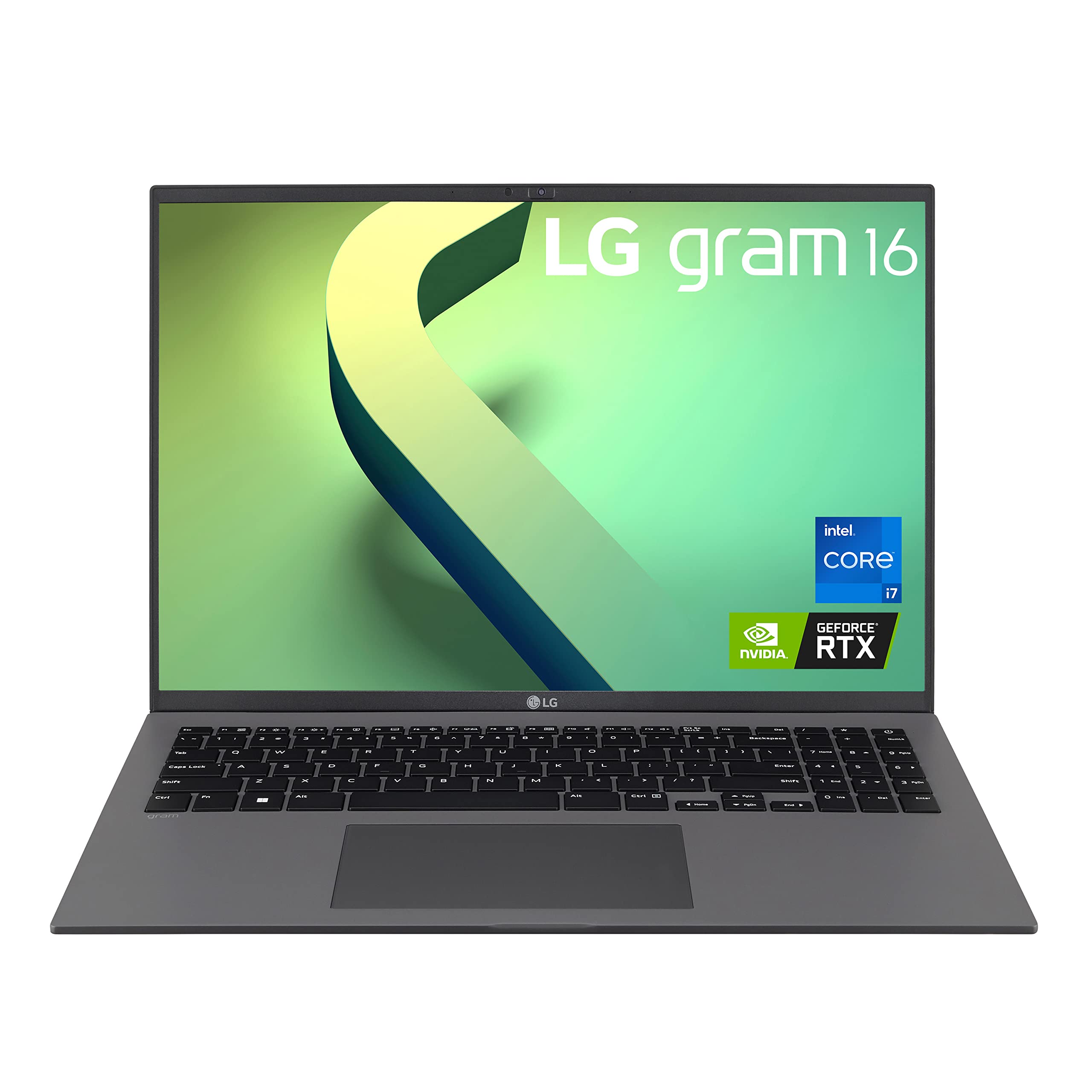 LG Gram (2022) 16Z90Q 超輕薄筆記本電腦，16 英寸 (2560 x 1600) IPS 顯示屏，英特爾 i7 1260P 處理器，NVIDIA RTX2050 顯卡，16GB 內存，1TB NVMe 固態硬盤，全高清攝像頭，WiFi 6E，Thunderbolt 4 接口，Windows 11 操作系統，灰色