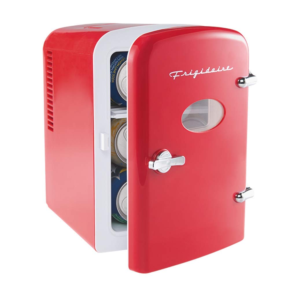 Frigidaire EFMIS129-RED 迷你便攜式緊湊型個人冰箱，可容納 6 罐飲料