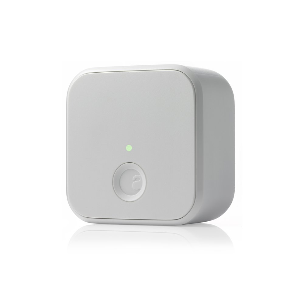 August Connect Wi-Fi橋接器，支援遠端存取和Alexa集成，適用於您的August智慧鎖，白色