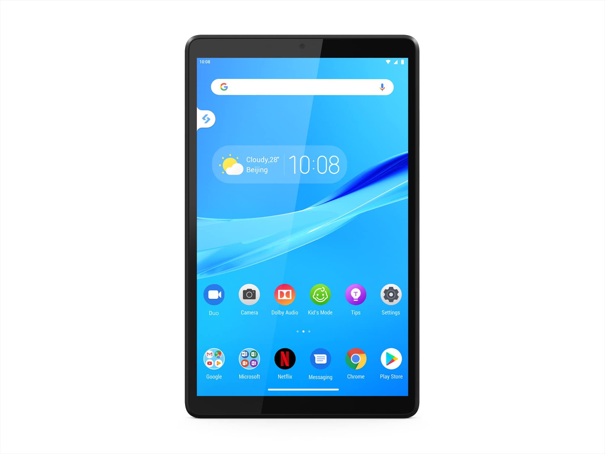 聯想 Tab M8 平板電腦，高清安卓平板電腦，四核心處理器，2GHz，32GB 存儲，全金屬外殼，超長續航，安卓 10 Pie 系統，石板黑